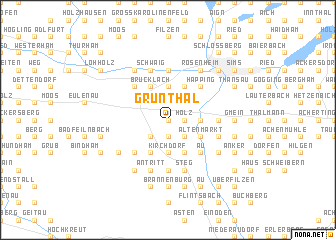 map of Grünthal