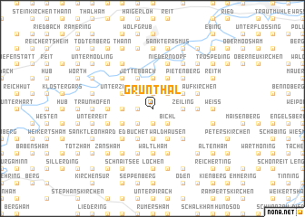 map of Grünthal