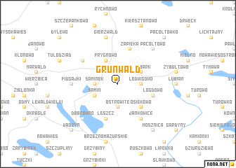 map of Grunwald