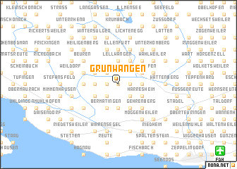 map of Grünwangen