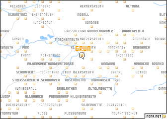 map of Grün