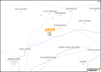 map of Grunʼ