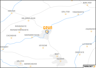 map of Grunʼ