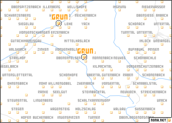 map of Grün