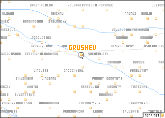 map of Grushev