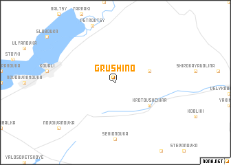map of Grushino
