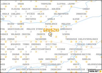 map of Gruszki