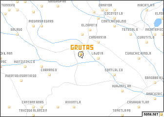 map of Grutas