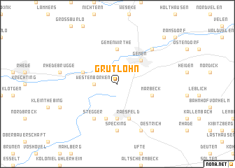 map of Grütlohn