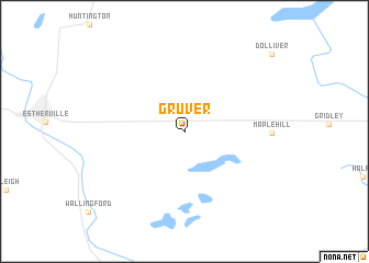 map of Gruver
