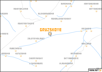 map of Gruzskoye