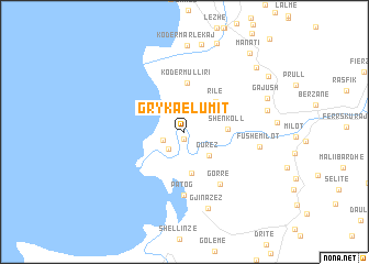 map of Gryka e Lumit