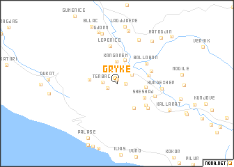 map of Grykë