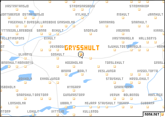 map of Grysshult