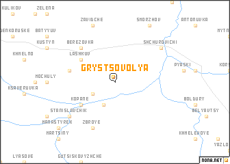map of Grystsovolya