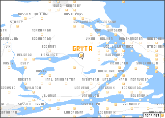 map of Gryta