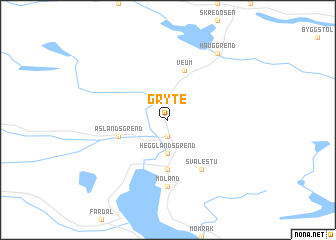 map of Gryte