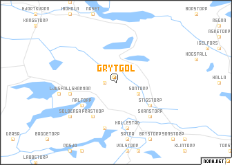 map of Grytgöl