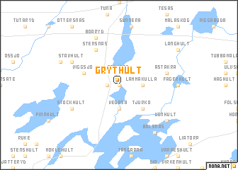 map of Grythult
