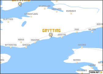 map of Grytting