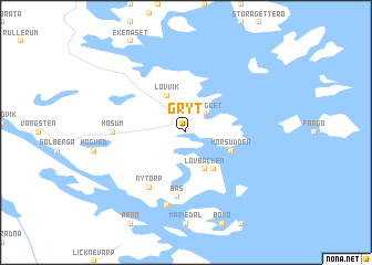 map of Gryt