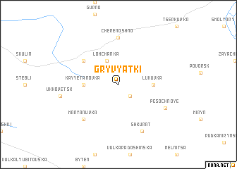 map of Gryvyatki