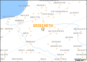 map of Grzechotki