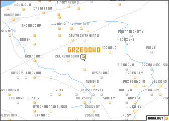 map of Grzędowo