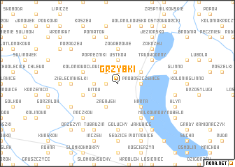 map of Grzybki