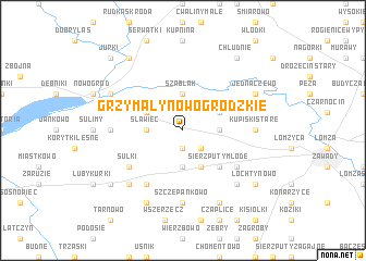 map of Grzymały Nowogródzkie