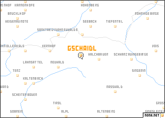 map of Gschaidl