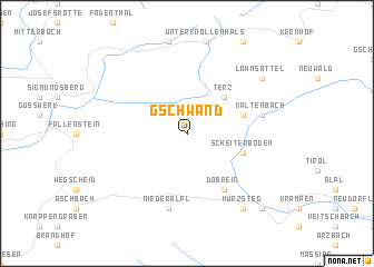 map of Gschwand