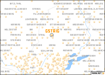 map of Gstaig