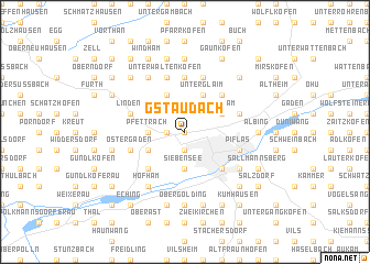 map of Gstaudach