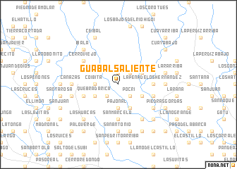 map of Guabal Saliente