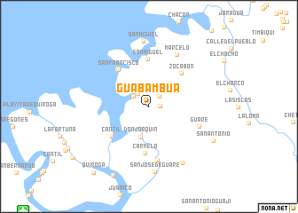 map of Guabambuá