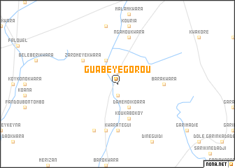 map of Guabèye Gorou