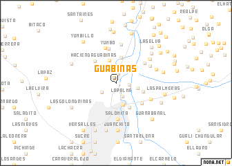 map of Guabinas