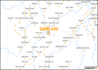 map of Guableng