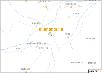 map of Guacacallo