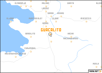 map of Guacalito