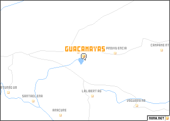 map of Guacamayas