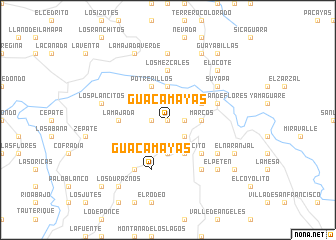 map of Guacamayas