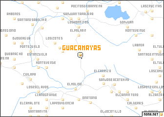 map of Guacamayas