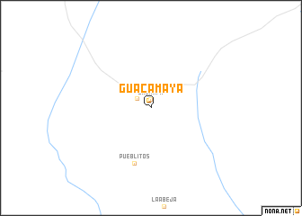 map of Guacamaya