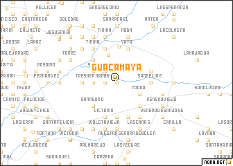 map of Guacamaya