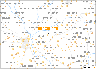 map of Guacamaya