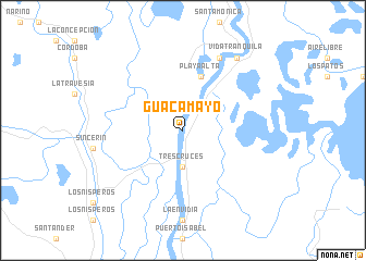map of Guacamayo