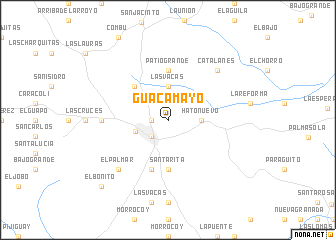 map of Guacamayo