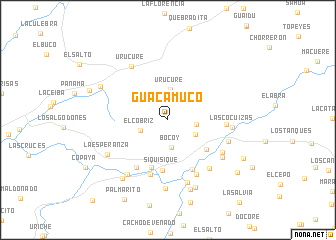 map of Guacamuco